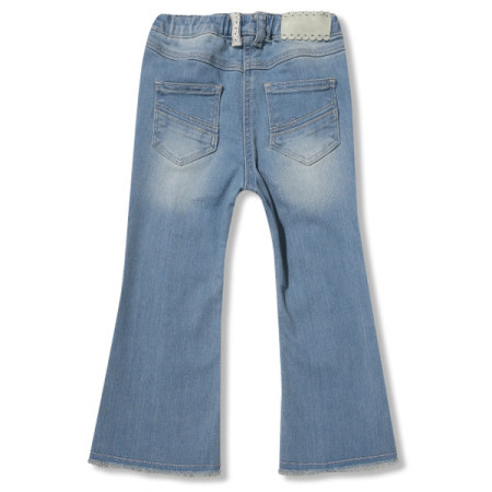 페리미츠 여아 캐쥬얼 벨버텀 부츠컷 밴딩 데님 팬츠 P2013Q271