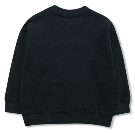 페리미츠 남아 베이직 라운드 그린 블럭 맨투맨 긴팔 티셔츠  P2015T513