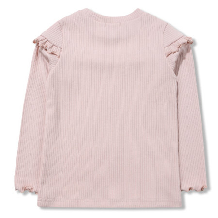 페리미츠 여아 인타 프릴 골지 티셔츠 P2015T560