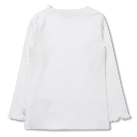 페리미츠 여아 라운드넥 긴팔 티셔츠 P2015T563 화이트
