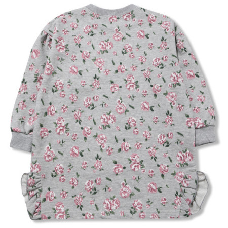 페리미츠 여아 라운드넥 꽃나염 플라워프릴 롱 긴팔 맨투맨 티셔츠 P2015T567