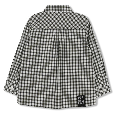 모던체크셔츠 블랙 (C1931B301)
