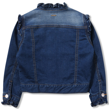 모던 프릴 데님 점퍼 인디고블루 (C1931J051)