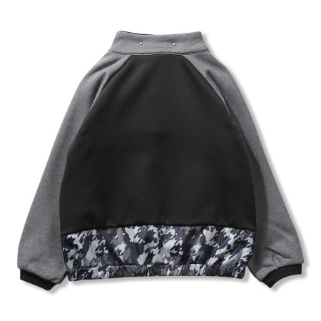 베이직우븐배색티셔츠 블랙 (C1845T514)