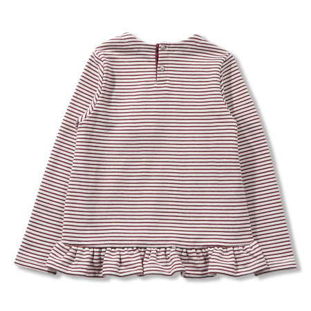 [레노마키즈]여아버건디ST프릴장식티셔츠 버건디 (R1841T113)