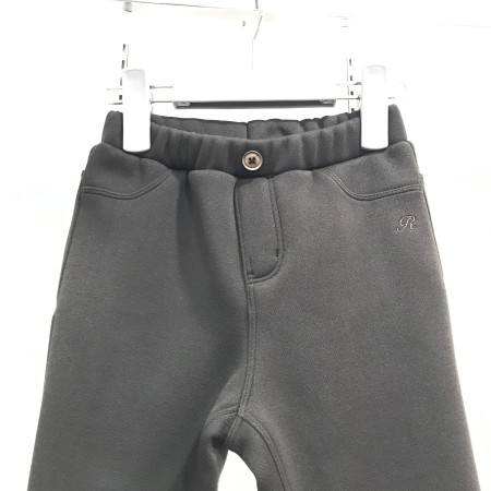 [레노마키즈] 여아 스티치 포인트 기모 제깅스 다크그레이 R1945P596