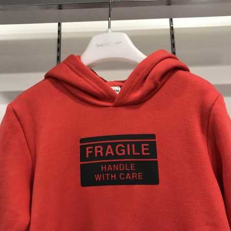 [꼬망스] 베이직 후드 티셔츠 레드 C1945T510