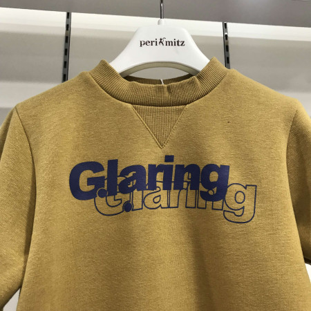 [페리미츠] 베이직 이지 맨투맨 티셔츠 머스타드 P1945T513