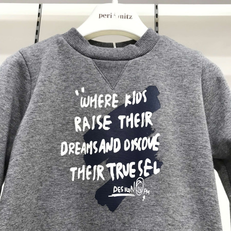 [페리미츠] 베이직 이지 맨투맨 티셔츠멜란지 P1945T513