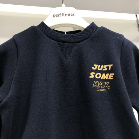 [페리미츠] 베이직 이지 맨투맨 티셔츠 네이비 P1945T513