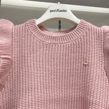 [페리미츠] 샤인 니트 조끼 핑크 P1941K451