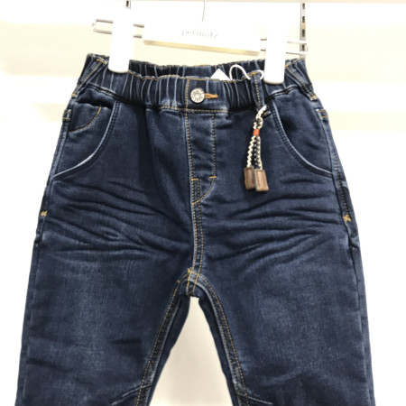 [페리미츠] 트렌디 스트링 기모 데님 팬츠 P1942Q211