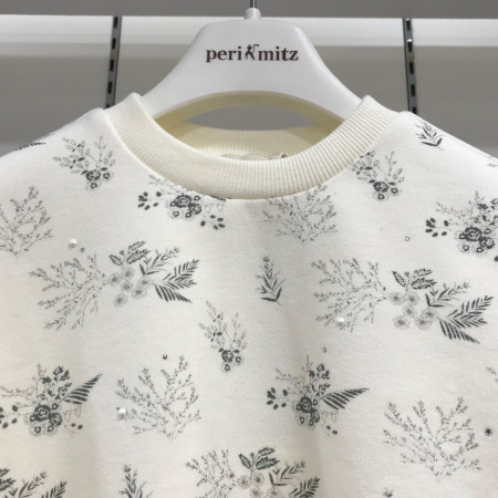 [페리미츠] 샤인 맨투맨 크림 P1941T151