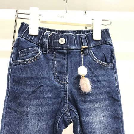 [페리미츠] 러블리 스키니 기모 데님 팬츠 인디고블루 P1942Q261