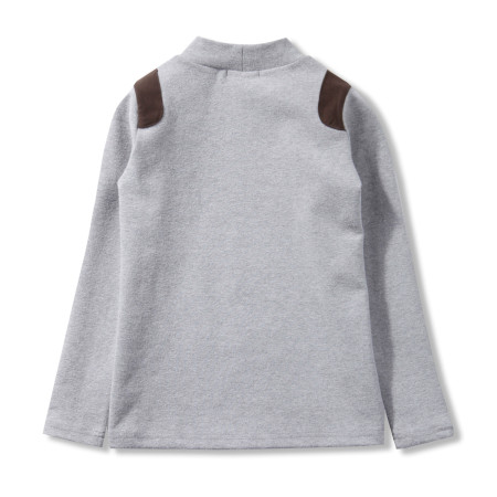 [페리미츠]어깨패지반목티셔츠 멜란지 P1845T517