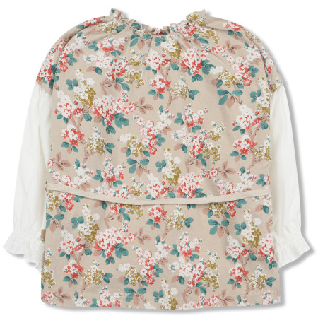 [페리미츠] 꽃나염 레이어드 티셔츠 베이지 P1932T164