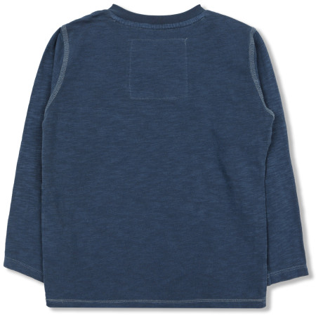 [페리미츠] 아동 남아 피그먼트 싱글 긴팔티셔츠 네이비 P1932T109