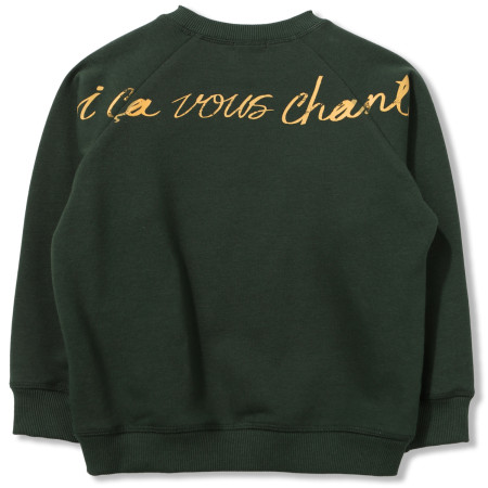 [페리미츠] 아동 남아 빈티지 나염 긴팔 티셔츠 맨투맨 그린 P1932T108