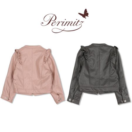 [페리미츠] 아동 여아 빈티지 프릴레쟈 재킷  핑크 P1932J061