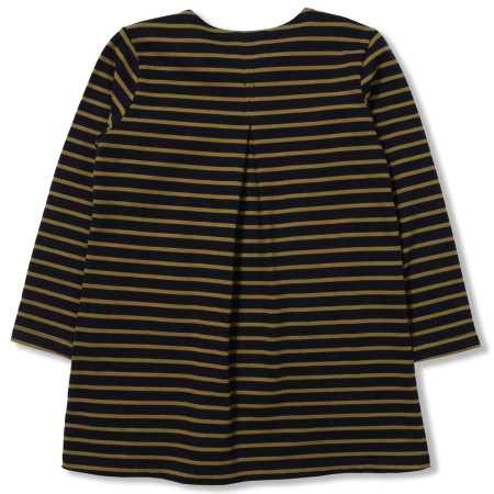 [레노마키즈] 여아 스트라이프 A라인 원피스 네이비 R1931O605