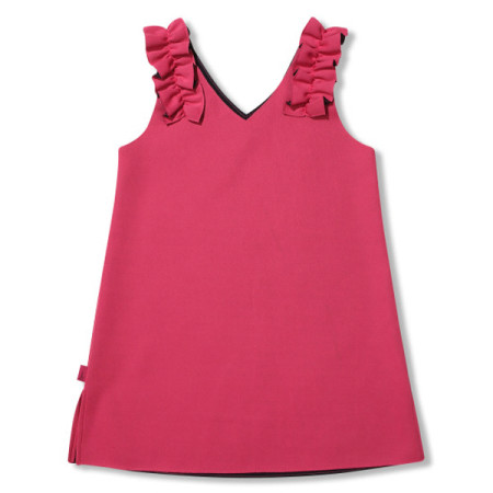 [꼬망스] 드림 네오프랜 민소매 나시 프릴 원피스 핑크 [C2011O661]