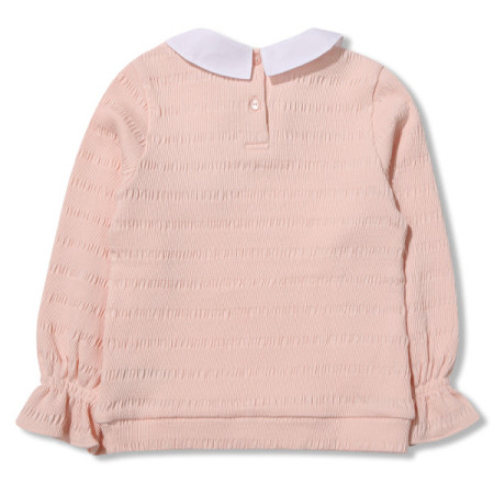 [꼬망스] 드림 카라 블라우스 핑크 [C2011T152]