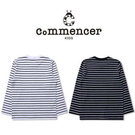 [꼬망스 ] 남아  띠아모 스트라이프 티 오프화이트[ C2015T503]