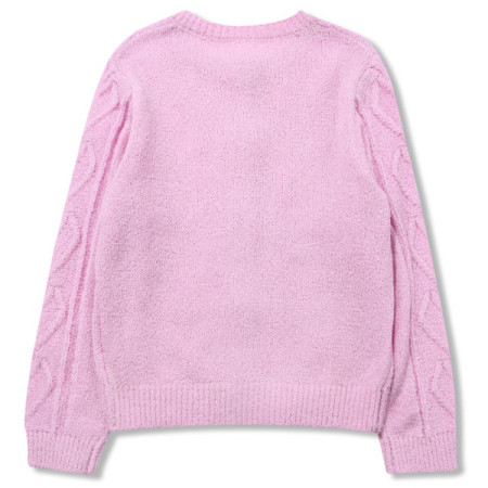 [꼬망스]  여아 보그 네온단추 가디건  핑크 C2012K453