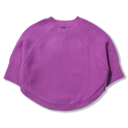 [꼬망스]  여아 8부소매 옆트임 풀오버 니트 퍼플 C2012K454