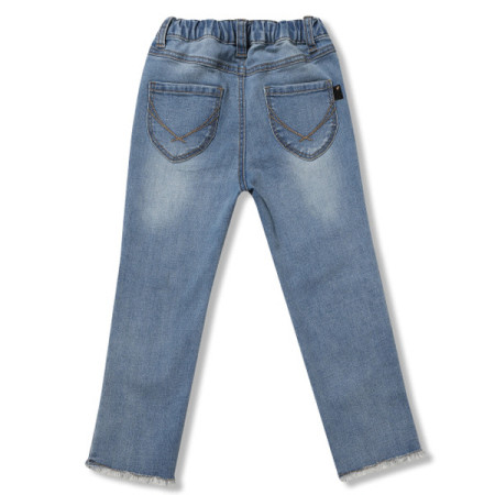 [꼬망스]  여아 보그 올풀림 데님 팬츠 인디고블루 C2012Q252