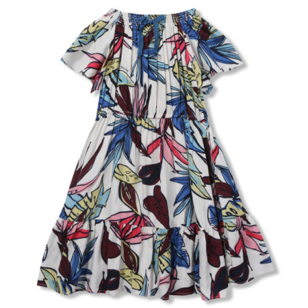 [페리미츠] 아동 여아 트렌디 야자수 원피스 블루 p1924o693