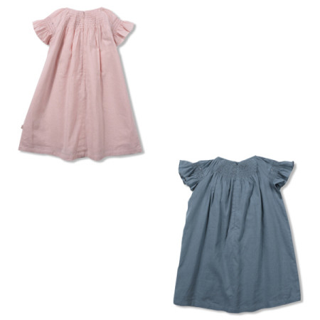 [페리미츠] 아동 여아 스모킹 큐빅 원피스 블루 p1921o661