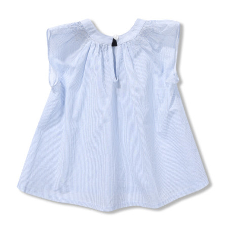 [페리미츠] 아동 여아 트렌디 스모킹 블라우스 블루 p1924b391