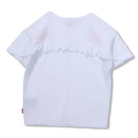[페리미츠] 아동 여아  프레쉬 프릴 티셔츠 화이트 p1921t171