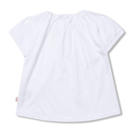 [페리미츠] 아동 여아  러블리 레이스 카라 티셔츠 오프화이트 p1921t151