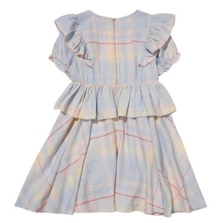 [페리미츠] 아동 여아  러블리체크프릴 원피스 핑크 p221o655