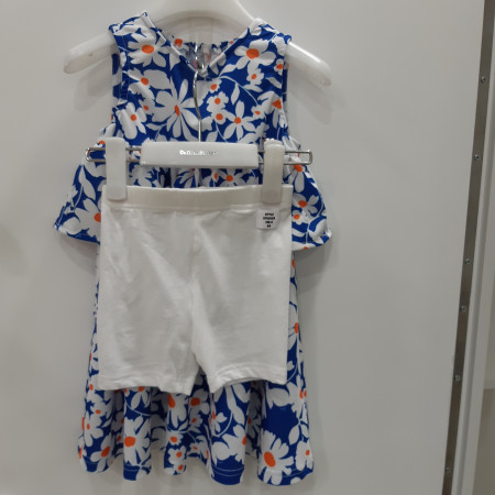 [꼬망스] 아동 여아  에시드플라워원피스세트 블루 C2065O568