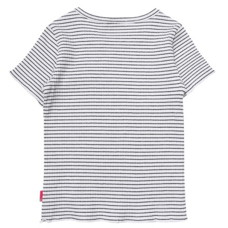 [꼬망스] 아동 여아  썸머단가라골지티셔츠 블랙  C2025T557