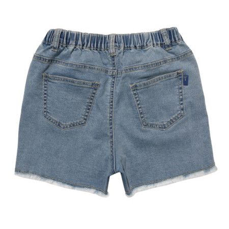[꼬망스] 아동 여아 샤인 데님 스커트 팬츠 인디고 블루 C2021Q252
