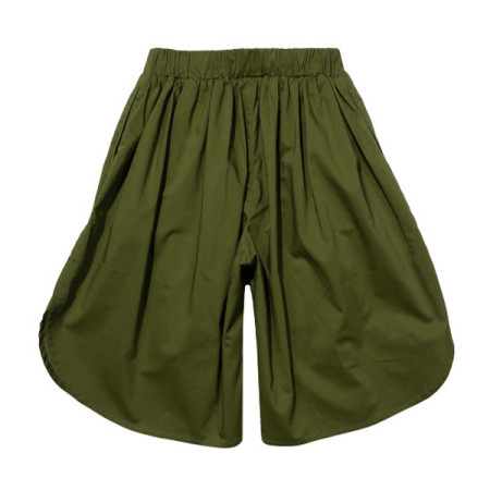 [꼬망스] 아동 여아 샤인 라운드 턱팬츠 카키 C2021P259