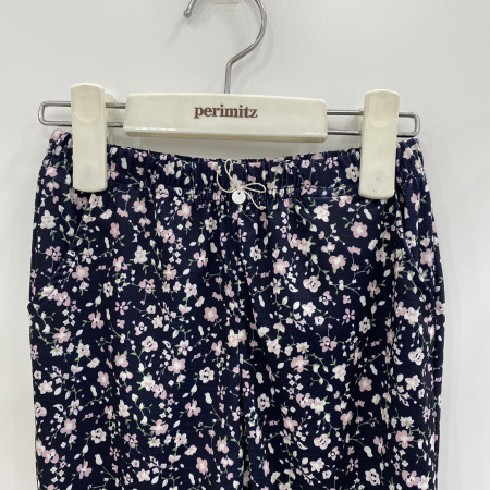 [페리미츠] 플라워 썸머 쿨 냉장 바지 네이비 P2121P281