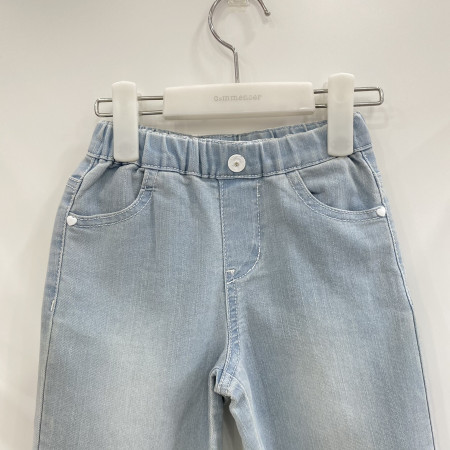 [페리미츠] 여아 러블리 자수 7부 데님 아이스블루 P2121Q290