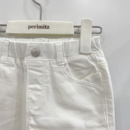 [페리미츠] 여아 화이트 썸머 3부 팬츠 P2123Q283