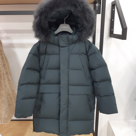 프리미엄 다운 점퍼  다크그린  R2043F031