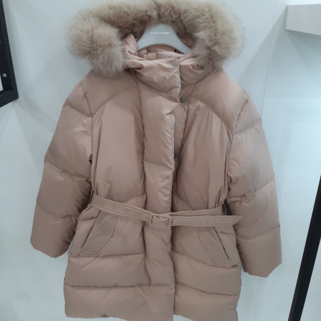 프리미엄 다운 점퍼 살몬 R2043f032