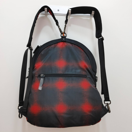 가을 나일론 원단 체크 백팩 가방 AWABH-7804