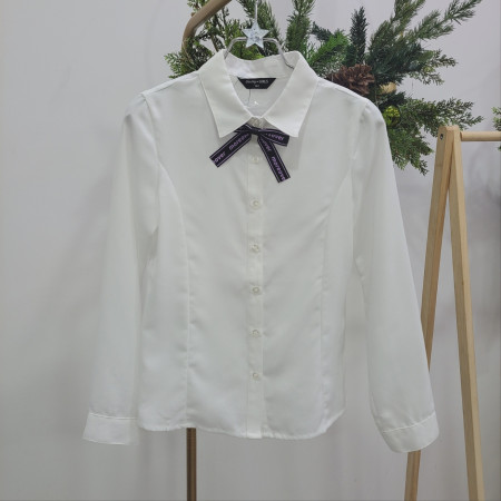 [행복한백화점][더데이걸]블랙리본 블라우스 TGBW24101