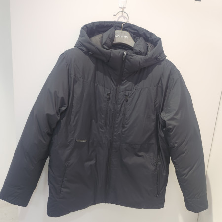 [행복한백화점][마운티아]남성겨울패딩 벤너비다운자켓 검정/잿빛청색