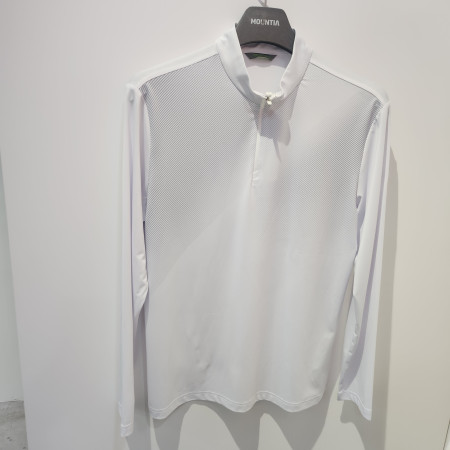 [행복한백화점][마운티아]남성 기능성  집업티셔츠 그리티셔츠 하양/회색 1MQ TS S 3008  WH/GY 