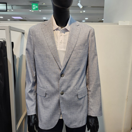 [행복한백화점][세르지오]마이크로 조직 베이지  자켓  sjkurme2248